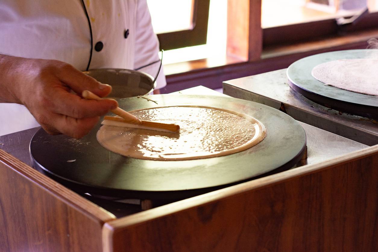 matériel professionnel vente à emporte crêpière